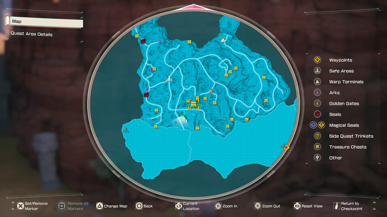Safety Area起動後の公式ゲーム画面